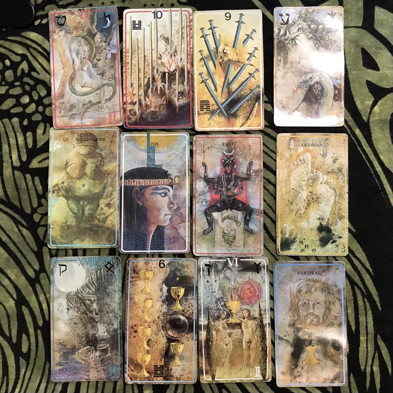 October 2021 gay relationship reading. Haindl Tarot.